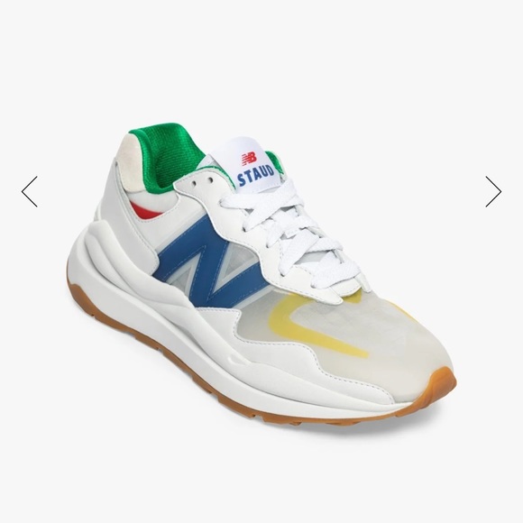 STAUD Shoes - NB x STAUD 57/40 UNISEX SNEAKER WHITE